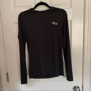 FILA long sleeve running shirt sz small